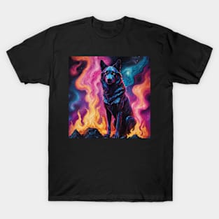 dog watercolor painting T-Shirt